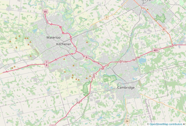 Waterloo Region Basemap